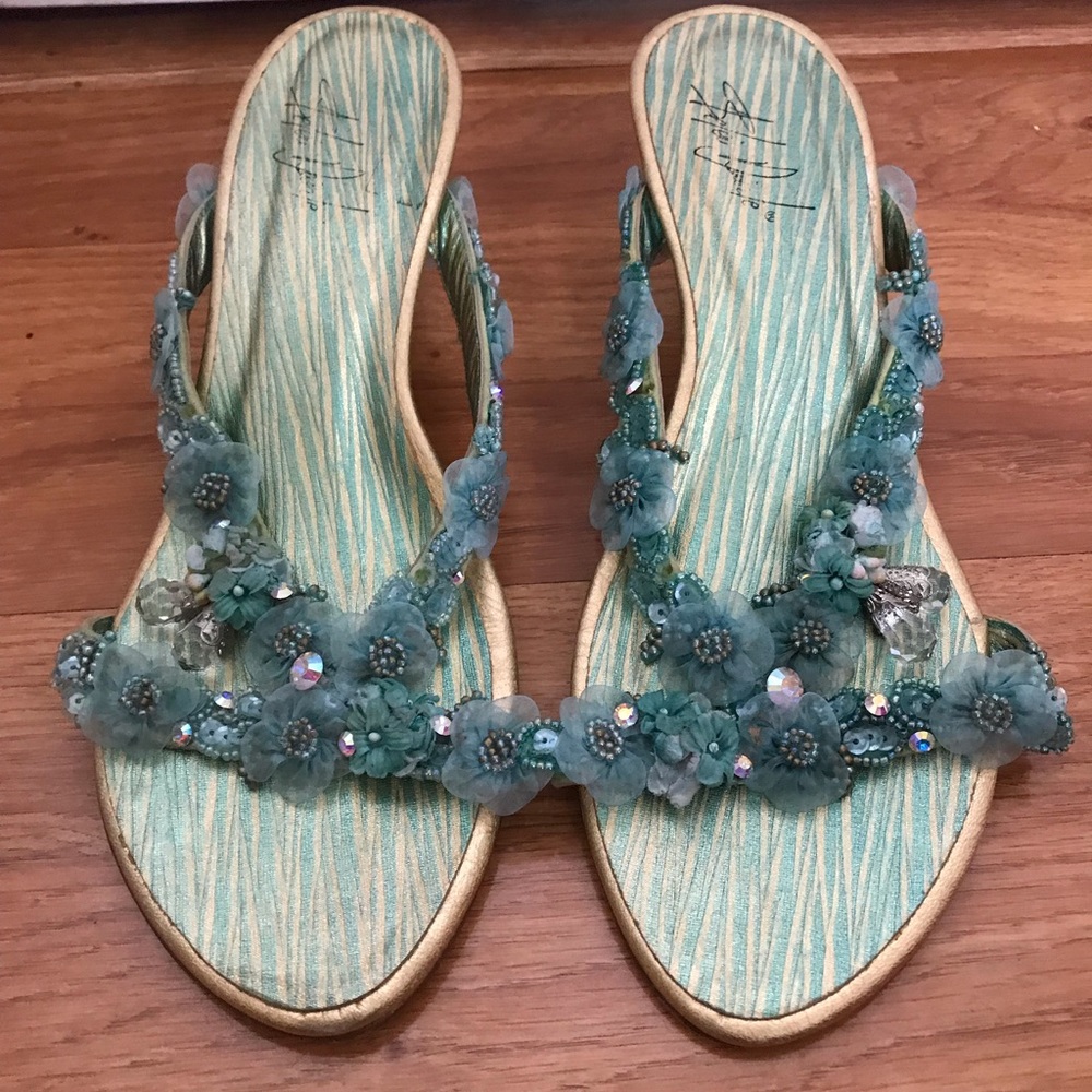 Blue Sandals